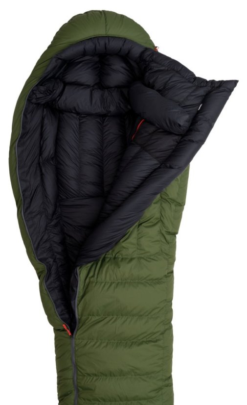 Warmpeace | Horizont 1400 - Strana zipsu: Ľavá, Farba spacáku: Riffle Green, Výška postavy: 170 cm