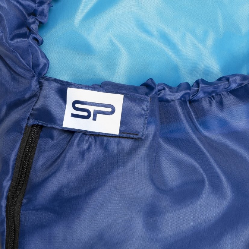 Spokey | Monsoon - Strana zipsu: Pravá, Farba spacáku: Modrá