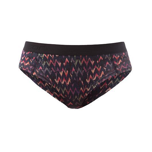 Sensor | Merino Impress Briefs W - Farba: Čierna / Pattern, Veľkosť: M