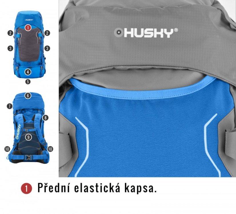 Husky | Rony 50 New - Farba: Vínová, Veľkosť: 50 L
