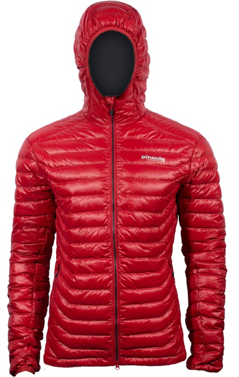 Pinguin | Hill Hoody Jkt - Farba: Red, Veľkosť: XL