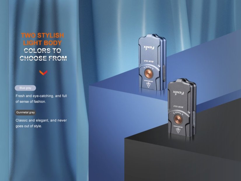 Fenix | E03R V2.0 - Farba: Sivá