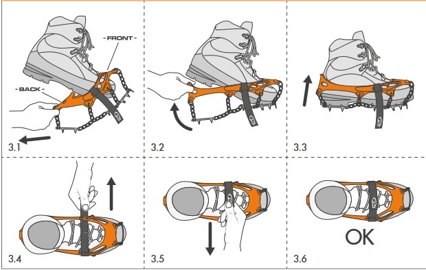 Climbing Technology | Ice Traction Plus - Farba: Yellow