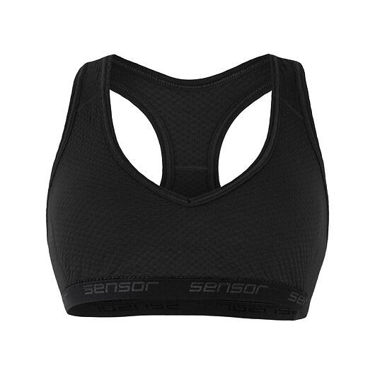 Sensor | Merino DF Bra - Farba: Čierna, Veľkosť: M