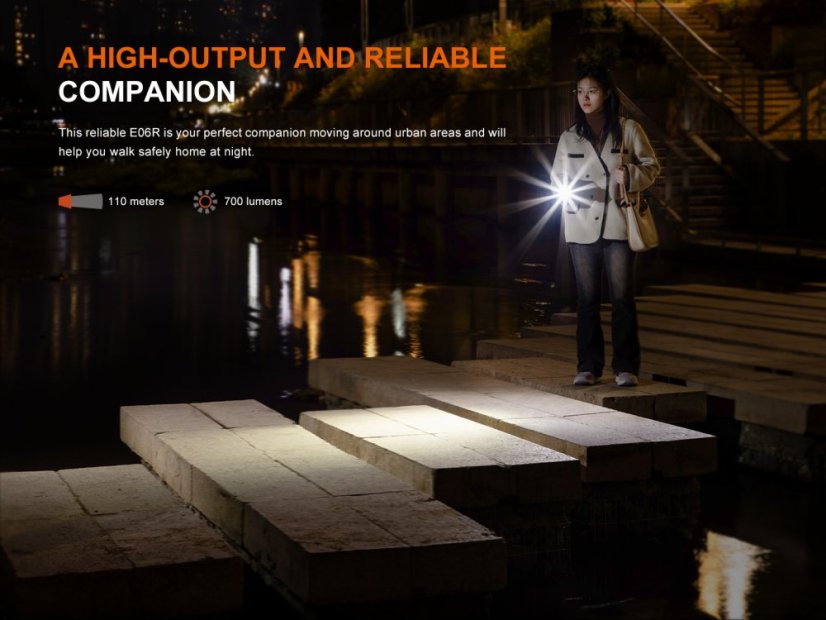 Fenix | E06R - Farba: Šedá