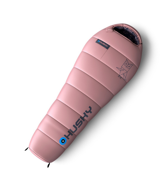 Husky | Kids Mystic - Strana zipsu: Ľavá / Pravá, Farba spacáku: Red, Výška postavy: 145 cm