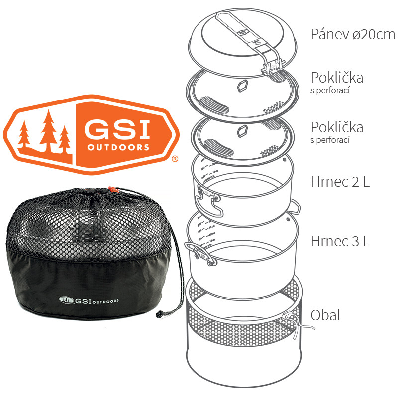 GSI | Glacier Stainless Base Camper; Medium