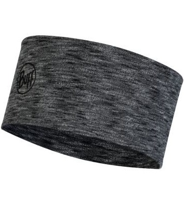 Buff | Midweight Merino Headband - Motív: Stripes, Vzor: Castle Rock Grey