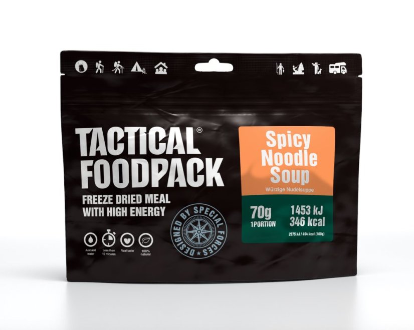 Tactical Foodpack | Pikantná Kuracia Rezancová Polievka