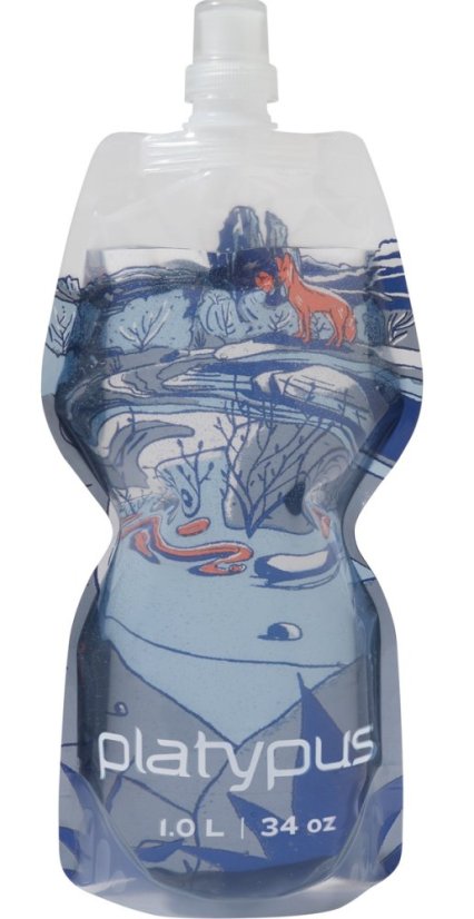 Platypus | Soft Bottle 1L Push-Pull - Farba: Waves