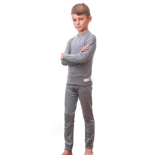 Sensor | Merino Active Set Kids - Farba: Šedá, Veľkosť: 100
