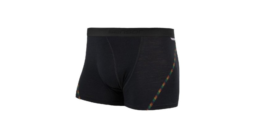 Sensor | Merino Air Boxers - Farba: Čierna II, Veľkosť: M