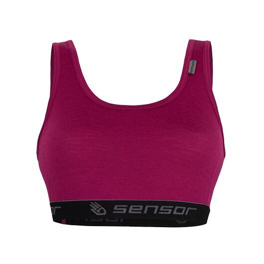 Sensor | Merino Active Bra - Farba: Čierna, Veľkosť: M