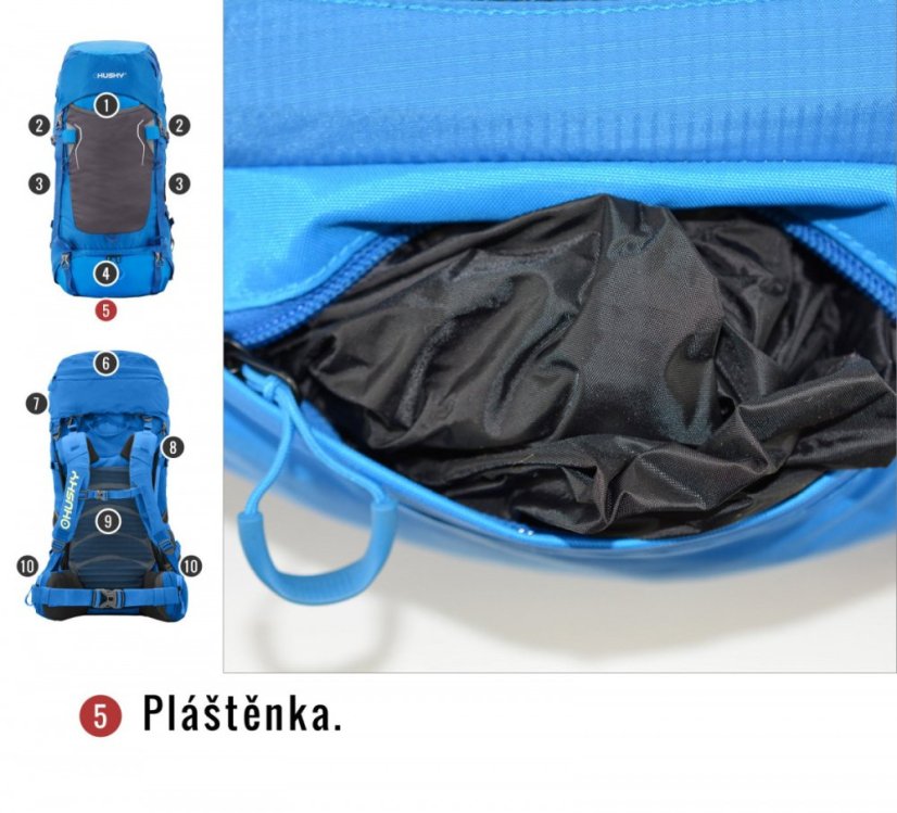 Husky | Rony 50 New - Farba: Vínová, Veľkosť: 50 L