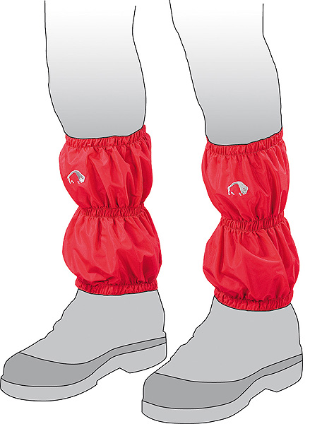 Tatonka | Gaiter 210 Short Light - Farba: Red, Veľkosť: UNI