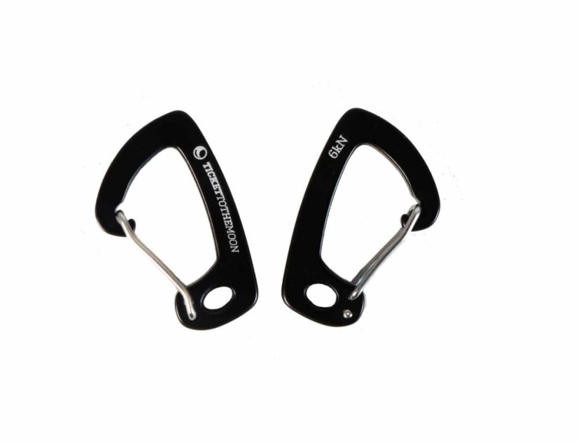TTTM | Carabiner - Farba: Black 10 kN