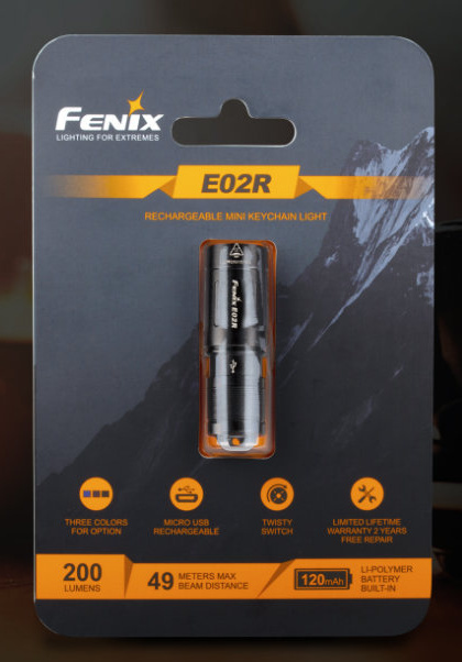 Fenix | E02R - Farba: Čierna