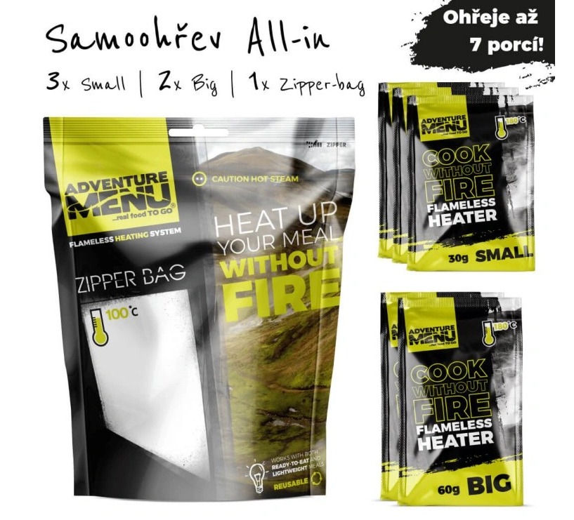 Adventure Menu | Flameless Heating System - Variant: Small Set