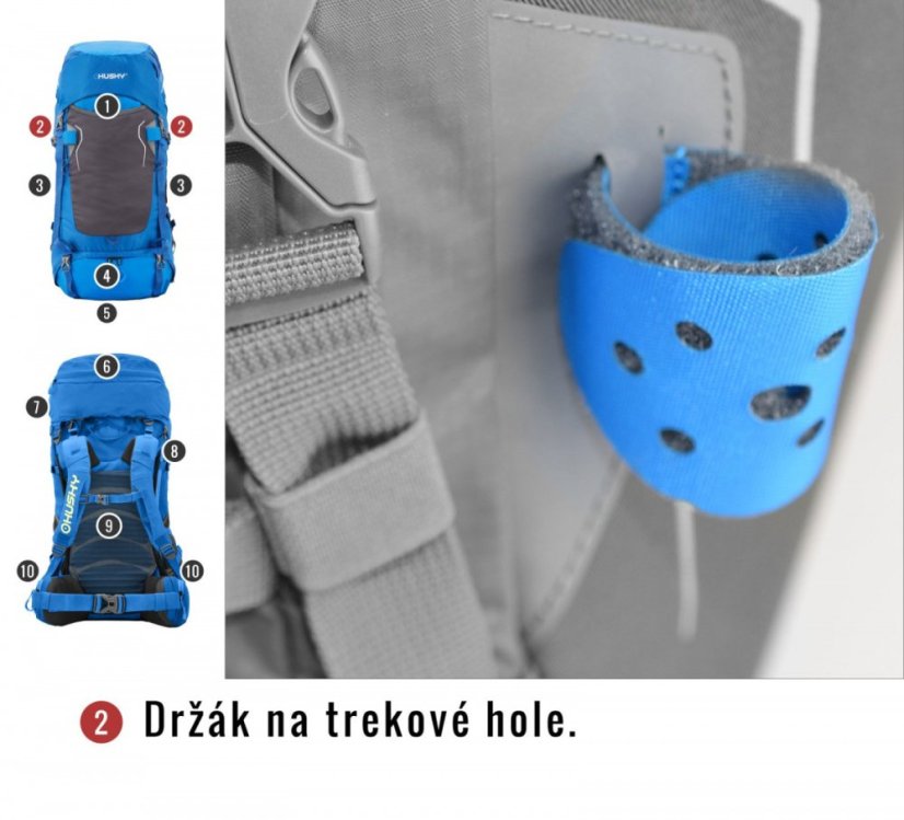 Husky | Rony 50 New - Farba: Vínová, Veľkosť: 50 L