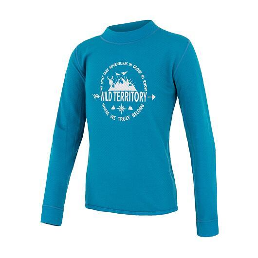 Sensor | Merino DF Territory LS Kids - Farba: Lilla, Veľkosť: 90
