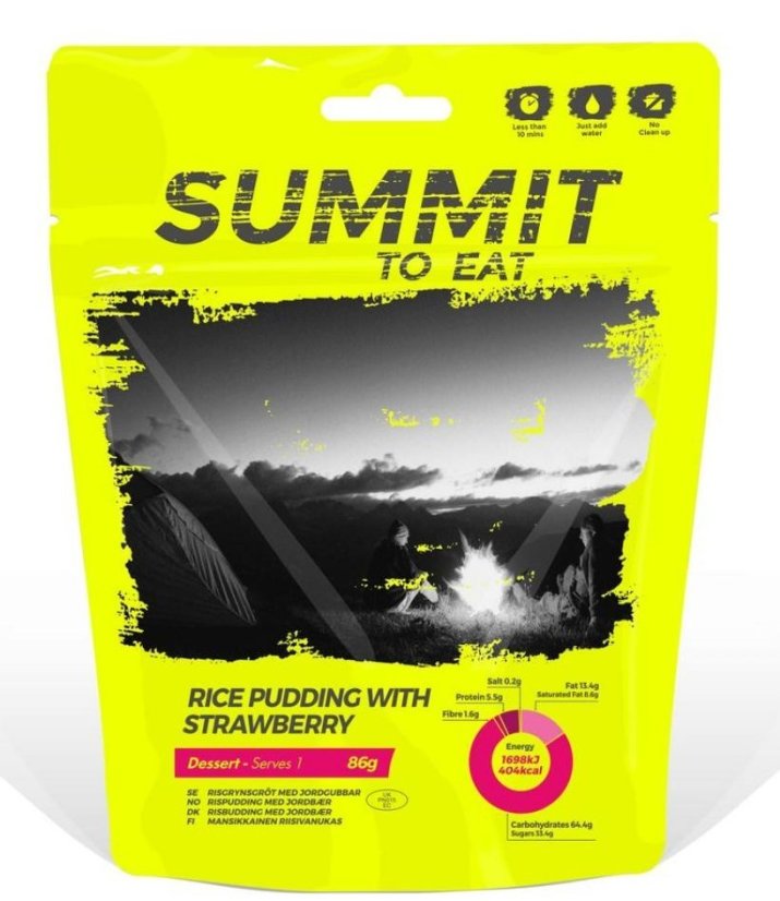 Summit To Eat | Ryžový Puding s Jahodami