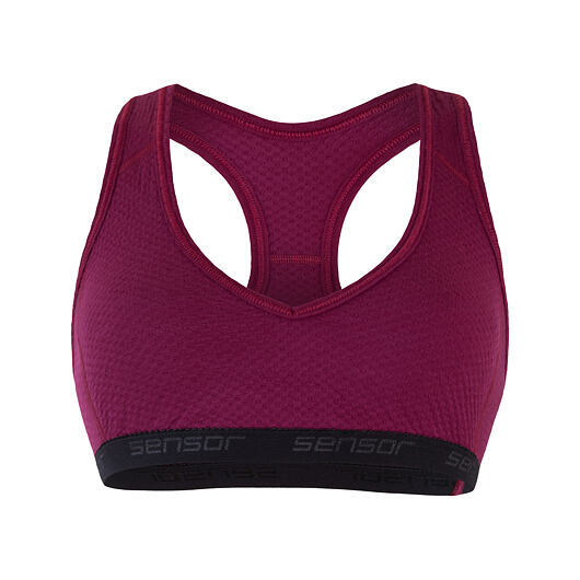 Sensor | Merino DF Bra - Farba: Čierna, Veľkosť: M