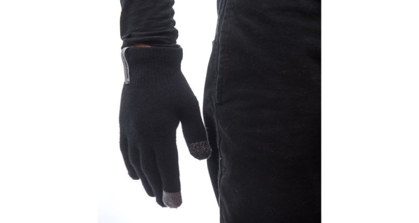 Sensor | Rukavice Merino - Farba: Čierna, Veľkosť: L / XL