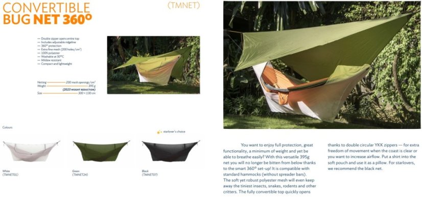 TTTM | Convertible Bug Net 360 - Farba: Black