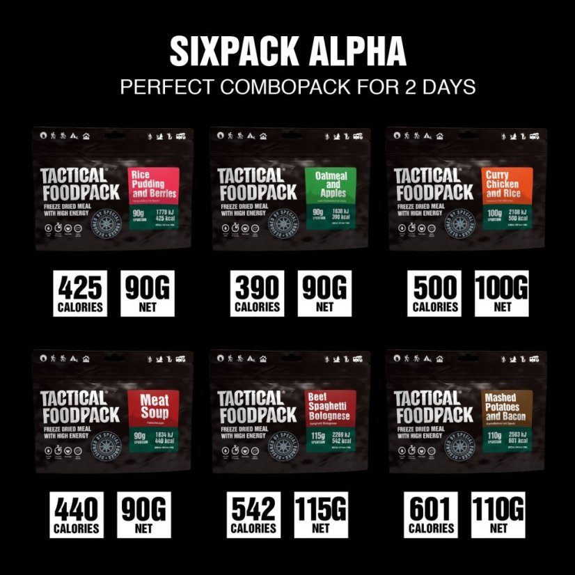 Tactical Foodpack | Sixpack Alpha