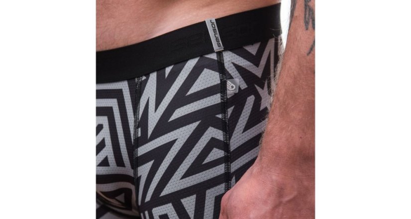 Sensor | Coolmax Impress Boxers - Farba: Čierna / Stars, Veľkosť: 2XL