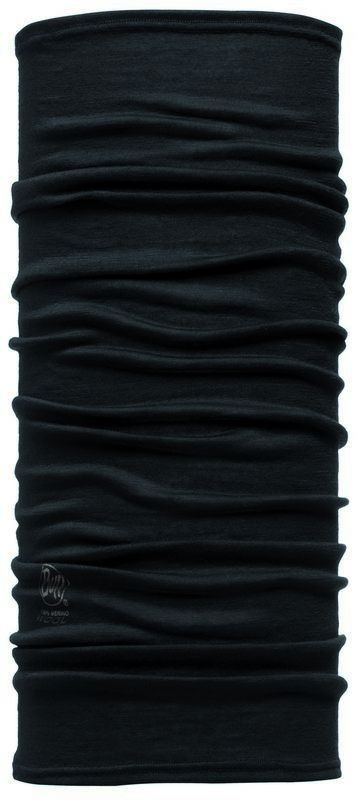 Junior Merino Wool Buff - Motív: Solid, Vzor: Black