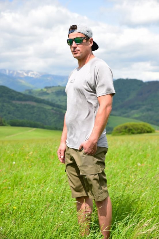 Black Hill | Merino Men T-Shirt KR S160 - Farba: Modrá, Veľkosť: M