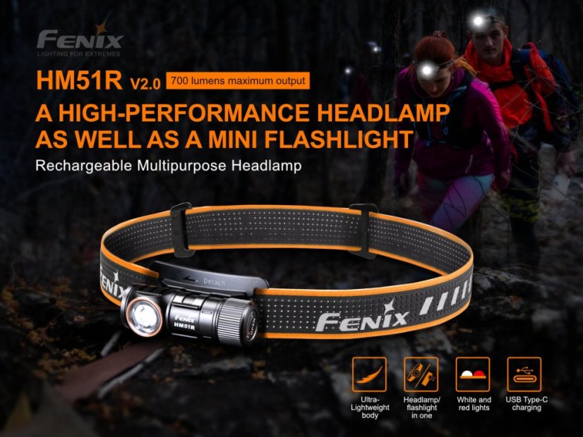 Fenix | HM51R Ruby V2.0 - Farba: Black / Orange