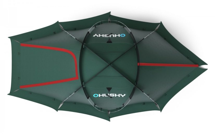 Husky | Fighter 3-4 - Farba: Tmavá Zelená