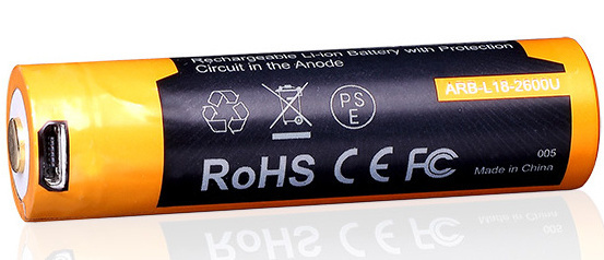 Fenix | Akumulátor 18650 USB - Kapacita: 3500 mAh